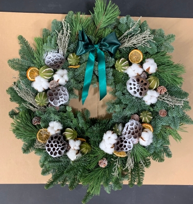 Cotton Snow Wreath