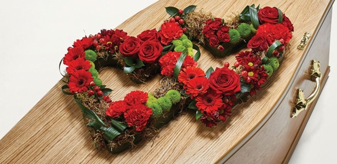 Double Heart Red and Green