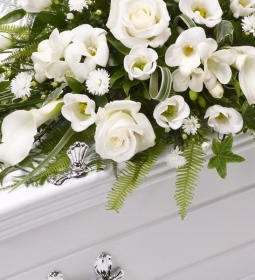 Children's Casket Spray   White