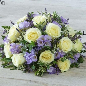 Lilac Freesia and Rose Posy