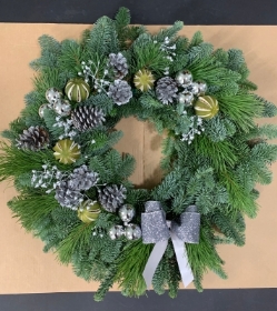 Silver Limes Wreath